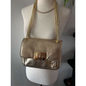 Michael Kors crossbody bag gold size small
